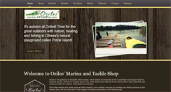 Desktop Screenshot of oziles.com